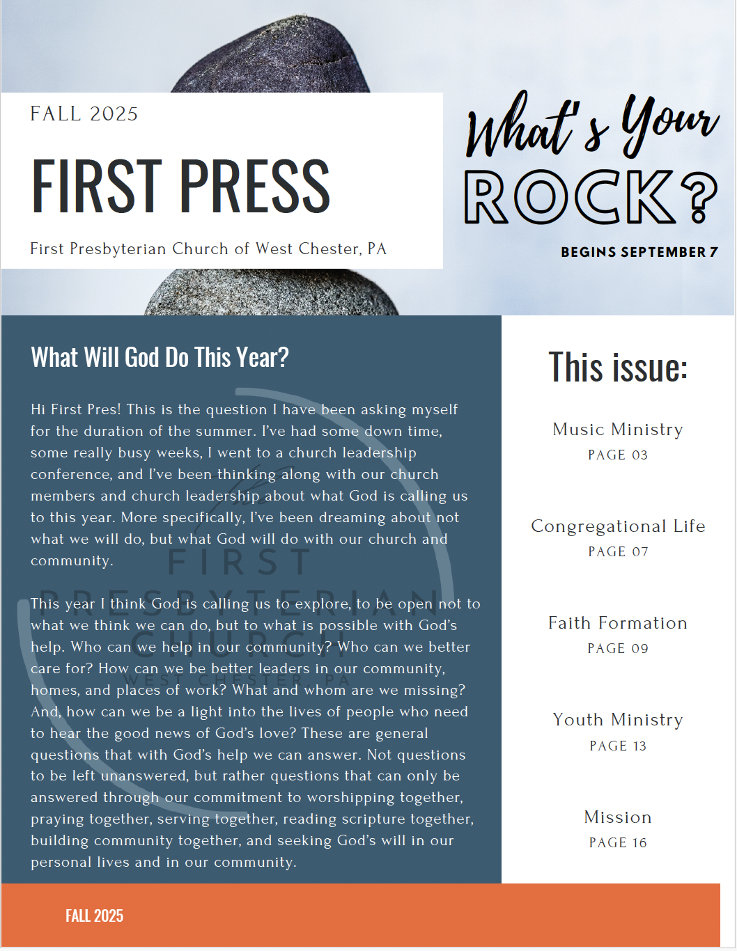Fall Newsletter 2025